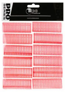 Бігуді утримуючі рожеві 21 мм  за ціною 42₴  у категорії Бігуді для волосся