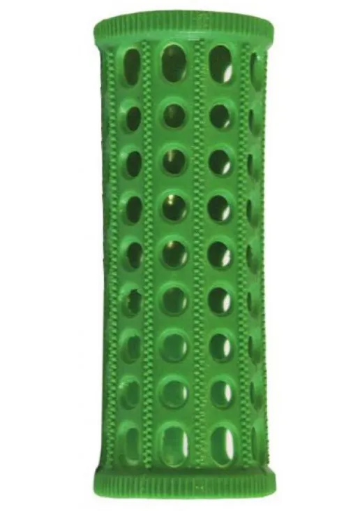 Бигуди пластмассовые 25 мм зеленые  - фото 1