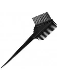 Пензлик для фарбування з гребнем великий чорний  за ціною 25₴  у категорії Пензлики для фарбування волосся
