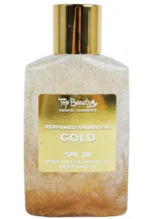 Купить Top Beauty Масло парфюмированное Parfumed Shimer Oil Gold SPF 20 выгодная цена