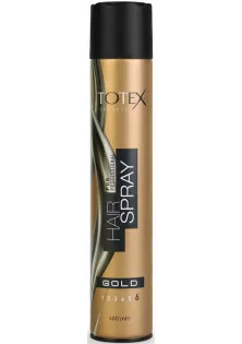 Лак для укладання волосся Hair Spray Gold Strong за ціною 465₴  у категорії Totex Тип волосся Усі типи волосся