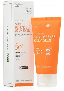 Сонцезахисний крем з матуючим ефектом для жирної шкіри Defense Oily Skin SPF 50+ за ціною 1511₴  у категорії Innoaesthetics Вік 18+
