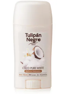 Купить Tulipan Negro Дезодорант-стик Белый кокос Deodorant-Stick White Coconut выгодная цена