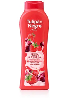 Купить Tulipan Negro Гель для душа Клубника и вишня Shower Gel Strawberry And Cherry выгодная цена