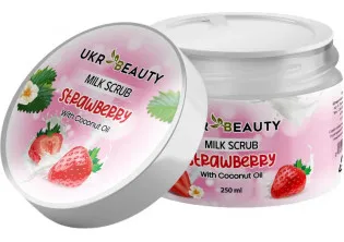 Скраб для тіла Milk Scrub Strawberry за ціною 146₴  у категорії Переглянуті товари