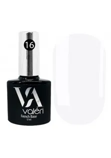 Камуфлююча база для нігтів Valeri Base French №16, 12 ml за ціною 175₴  у категорії Гель-лаки для нігтів та інші матеріали Об `єм 12 мл
