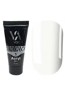 Акрил-гель для нігтів Valeri Acryl Gel №01, 15 ml в Україні