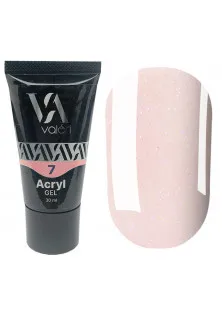 Акрил-гель для нігтів Valeri Acryl Gel №07, 30 ml за ціною 320₴  у категорії Матеріали для нарощування нігтів Тип Акрил-гель для нігтів