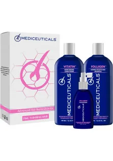 Купити Mediceuticals Набір для стимуляції росту волосся у жінок For Women Kit Fine вигідна ціна