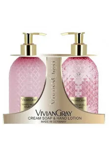 Купить Vivian Gray Набор по уходу за кожей рук Set White Musc & Ananas Cream Soap + Hand Lotion выгодная цена