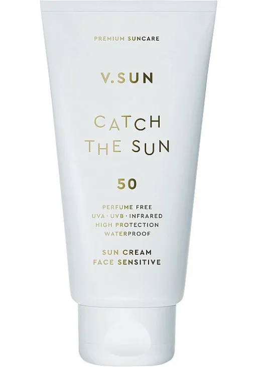 Сонцезахисний крем для обличчя Sun Cream Face Sensitive Perfume Free SPF 50 - фото 1