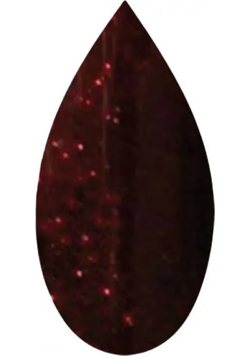 Гель-лак для нігтів шоколадне бордо з блискітками YOU POSH №024 DeLuxe, 9 ml - фото 1