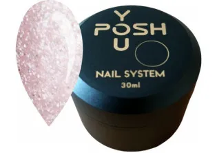 Світловідбиваюча камуфлююча база сіро-рожевий YOU POSH DeLuxe №54, 30 ml за ціною 300₴  у категорії Переглянуті товари