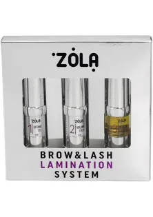 Купити ZOLA Набір для ламінування Set For Brow & Lash Lamination System вигідна ціна