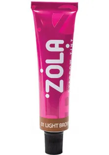 Купити ZOLA Фарба для брів із колагеном Eyebrow Tint With Collagen 01 Light Brown вигідна ціна