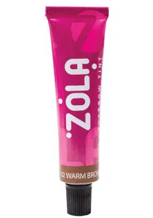 Купити ZOLA Фарба для брів із колагеном Eyebrow Tint With Collagen 02 Warm Brown вигідна ціна