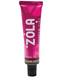 Купити ZOLA Фарба для брів із колагеном Eyebrow Tint With Collagen 04 Dark Brown вигідна ціна