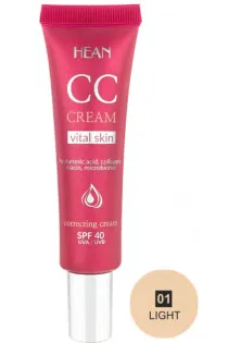 СС-крем для обличчя Hean CC Cream Vital Skin 01 Light, 30 мл за ціною 571₴  у категорії CC-крем