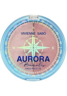 Vivienne Sabo Aurora Borealis Face Palette Палетка для скульптурування обличчя (01) за ціною 218₴  у категорії Палетки для макіяжу