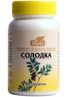 Комплекс для профілактики дихальної системи Біола Солодка 90 таблеток