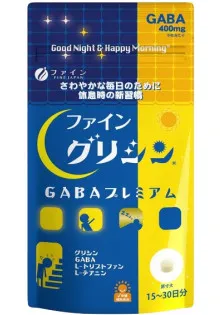 Купити Fine Japan Гліцин Fine Japan Glycine GABA Premium 90 Tabs вигідна ціна