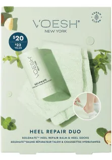 Набір відновлювальний для п'ят VOESH Heel Repair Duo - бальзам + зволожувальні шкарпетки, 22 г в Україні